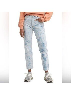 Levi’s 501 High Rise Straight Leg Crop 24 x 26